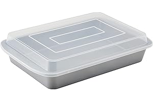 Non-Stick 9x13 Cake Pan: Farberware GoldenBake Baking Pan with Insulated Lid