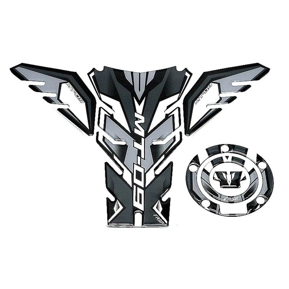 Performance Tank Pad for Ya&maha MT09 MT-09 Motorcycle Fuel Gas Tank Cap Decals Tank Traction Wheel Sticker Pad Motorcycle Tank Pad