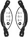 MAYMII Durable Rubber Handles for Kayak, Canoe or Luggage with Hardware, Set of 2