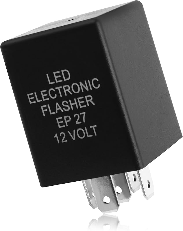 Relé do Pisca LED Figpade 5 Pinos EP-27 FL27 para Ford, Dodge e Chevrolet – 1 unidade