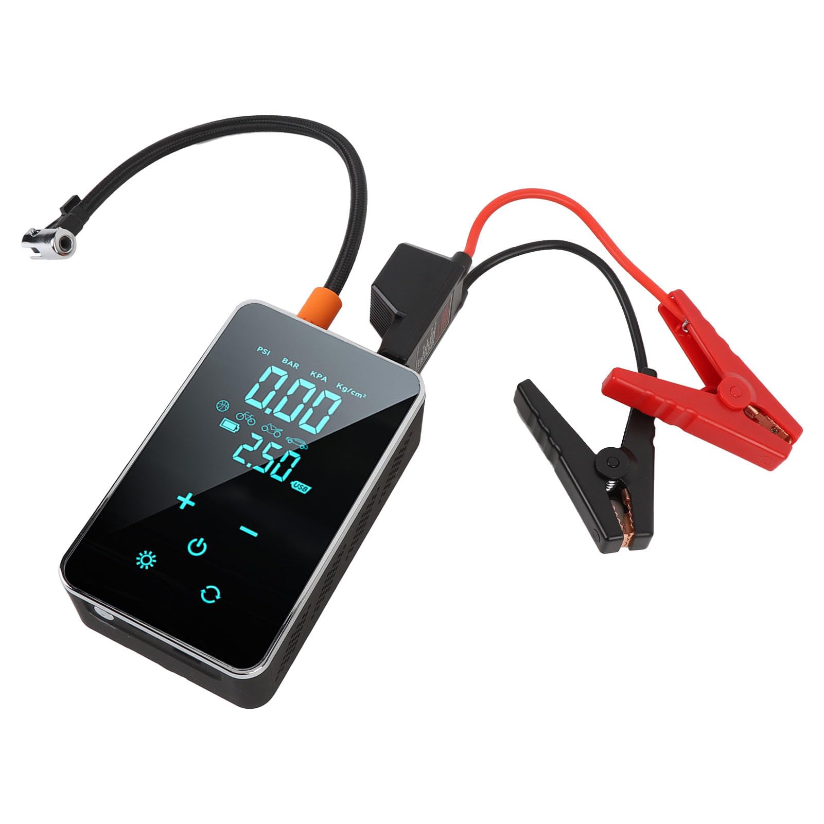 Compresor de Aire Inalámbrico 150 PSI, Inflador Portátil para Coche Moto