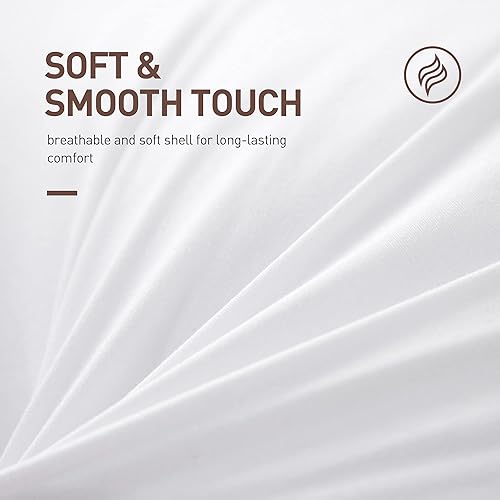 Miniatura 5 de Acanva Relleno de almohada de cuerpo grande prémium para adultos y embarazos, relleno de fibra ultra suave 3D para dormir de lado, 20 x 60 pulgadas