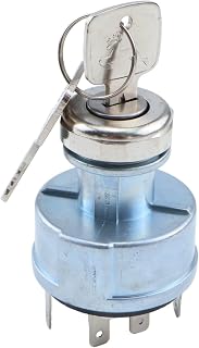 12V Ignition Starter Switch AR58126 Compatible with John Deere 1020 2130 2150 2155 2240 2030 2040 4050 4240 Tractors F915 F912 F935 F932 Front Mowers