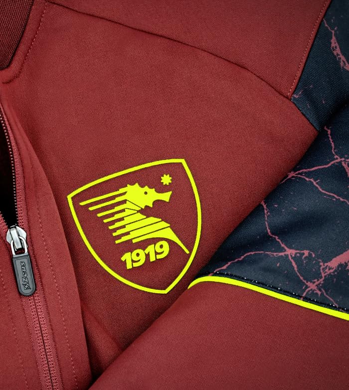 Tuta Relax per Zeus Stagione 2024/2025 Linea Sport Calcio Fitness Football Tracksuit Training per Salernitana Palestra Felpe Felpa Calcetto Allenamento Tute