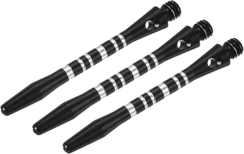 PATIKIL Dart Shafts - Tallos de dardos de aluminio de rosca mediana de 2BA, accesorios de lanzamiento para puntas de acero