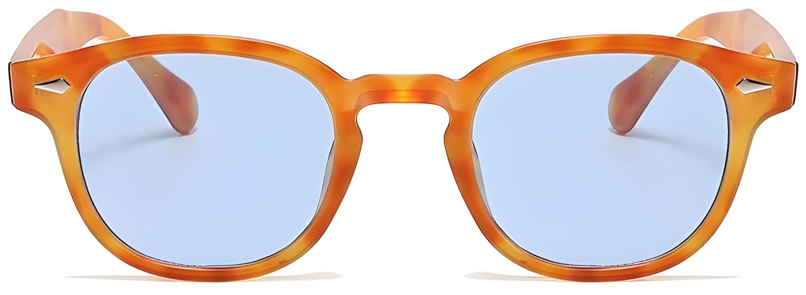 Occhiali Da Sole Rotondi Vintage - UV400 Unisex Stile Johnny Depp - Foto 3