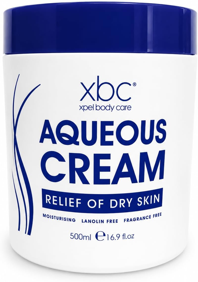 XBC, Xpel Aqueous Body Cream Jar, fragrance free, 500 ml