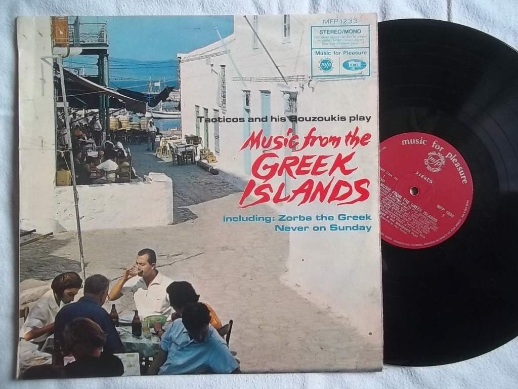 Tacticos & his Bouzoukis Music From Greek Islands LP Vinyl Amazon.co
