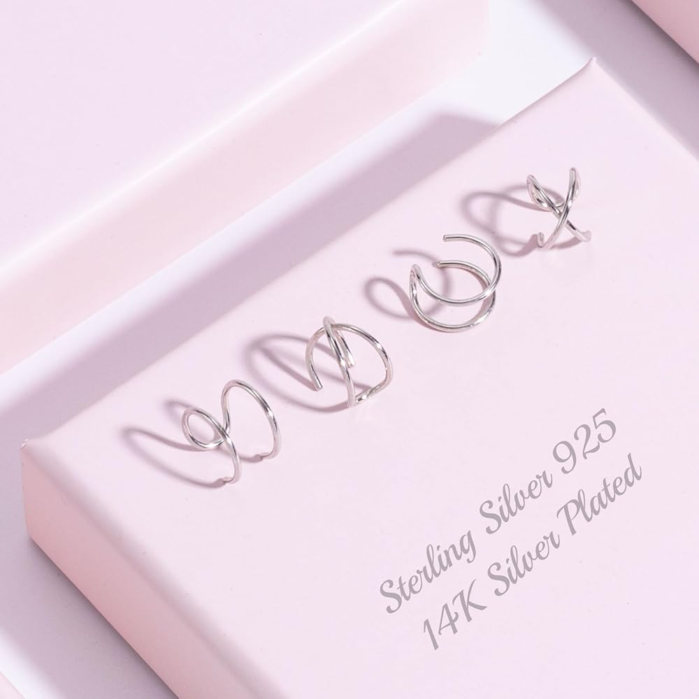 Amazon | PAGOW フェイクヘリックスイヤーカフ軟骨イヤリング ピアス