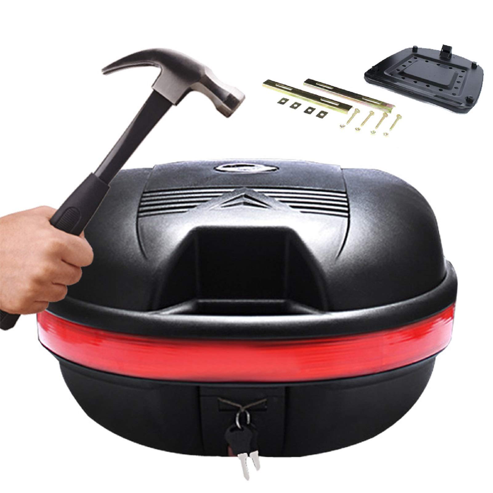 Buy Trintion 35L Motorcycle Tail Box Motorcycle Luggage Box Motorcycle