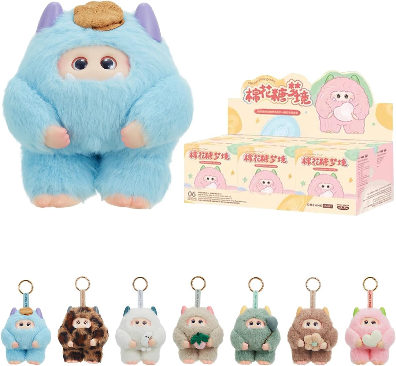 OHKU Giggle Monster Marshmallow Dreams Series Vinyl Plush Blind Box (Whole Set)