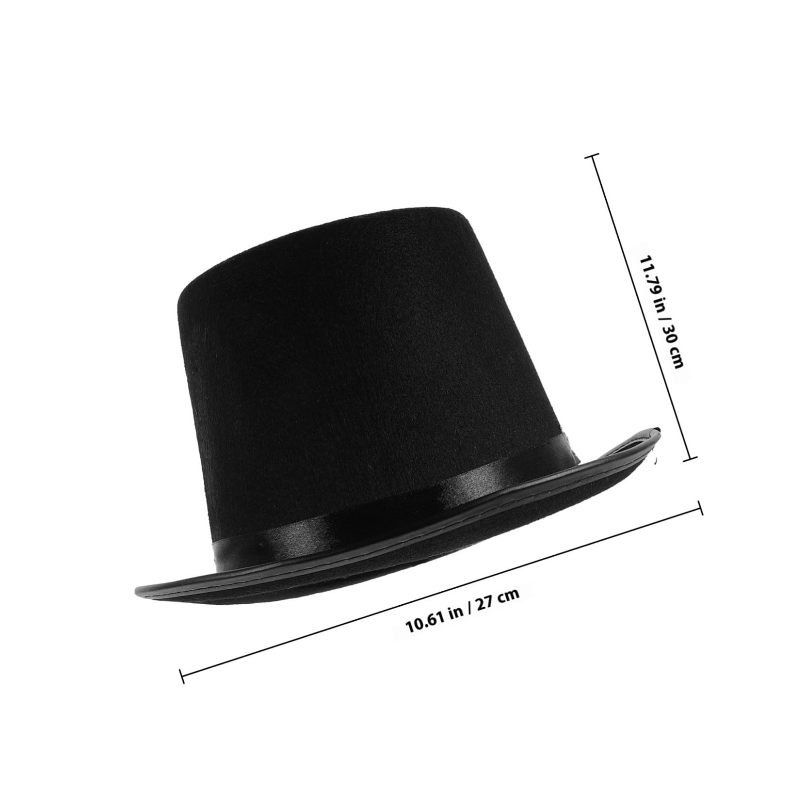 Costume de Magicien Garçon Fille Set Cosplay avec Chapeau Haut de Forme Blancs et Nœud Déguisement Confortable Respirant pour Jeux de Rôle et Fêtes