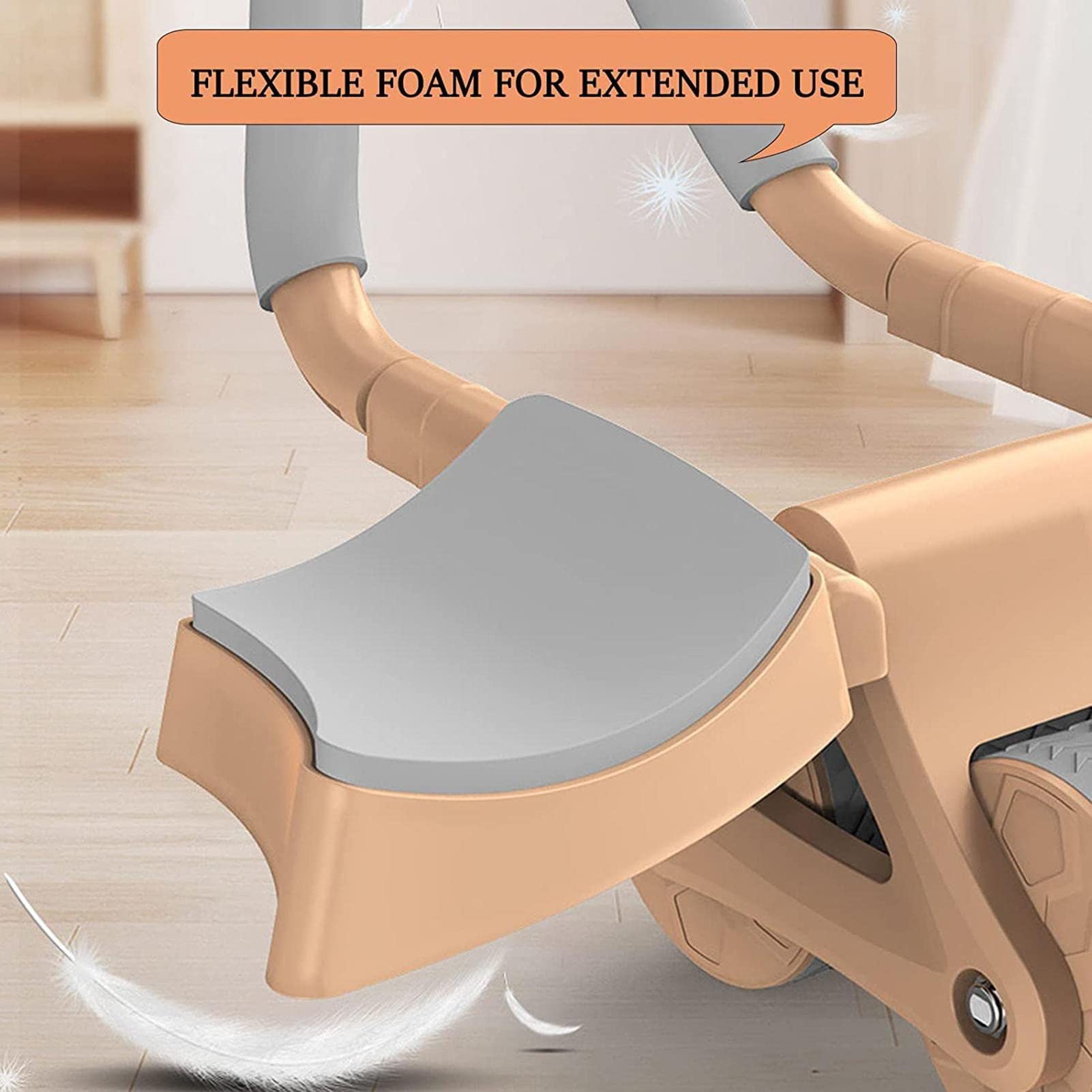 Z koła rolkowego | Sprzęt do ćwiczeń Ab 4D Ab Wheel Roller do treningu rdzeniowego, kółka do ćwiczeń z antypoślizgowym uchwytem na mięśnie brzucha, trenażer rdzeniowy Fanelod