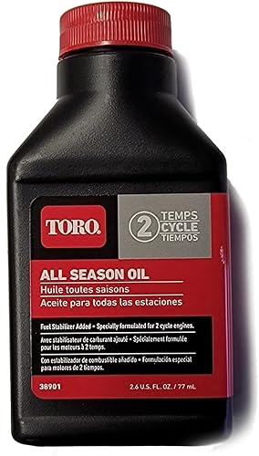 Miniatura 3 de Genuine Toro OEM 12-PACK of 2.6oz 2-Cycle All Season Oil 38901 (12-PACK)