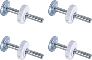 4 Pcs Baby Gate Extension Rods Bolts Kit, Pressure Fit Stair Gate Fittings M10 Spindle Rods, for Baby and Pet Safety Gates & Gate Extensions Spindle Bolts Screws