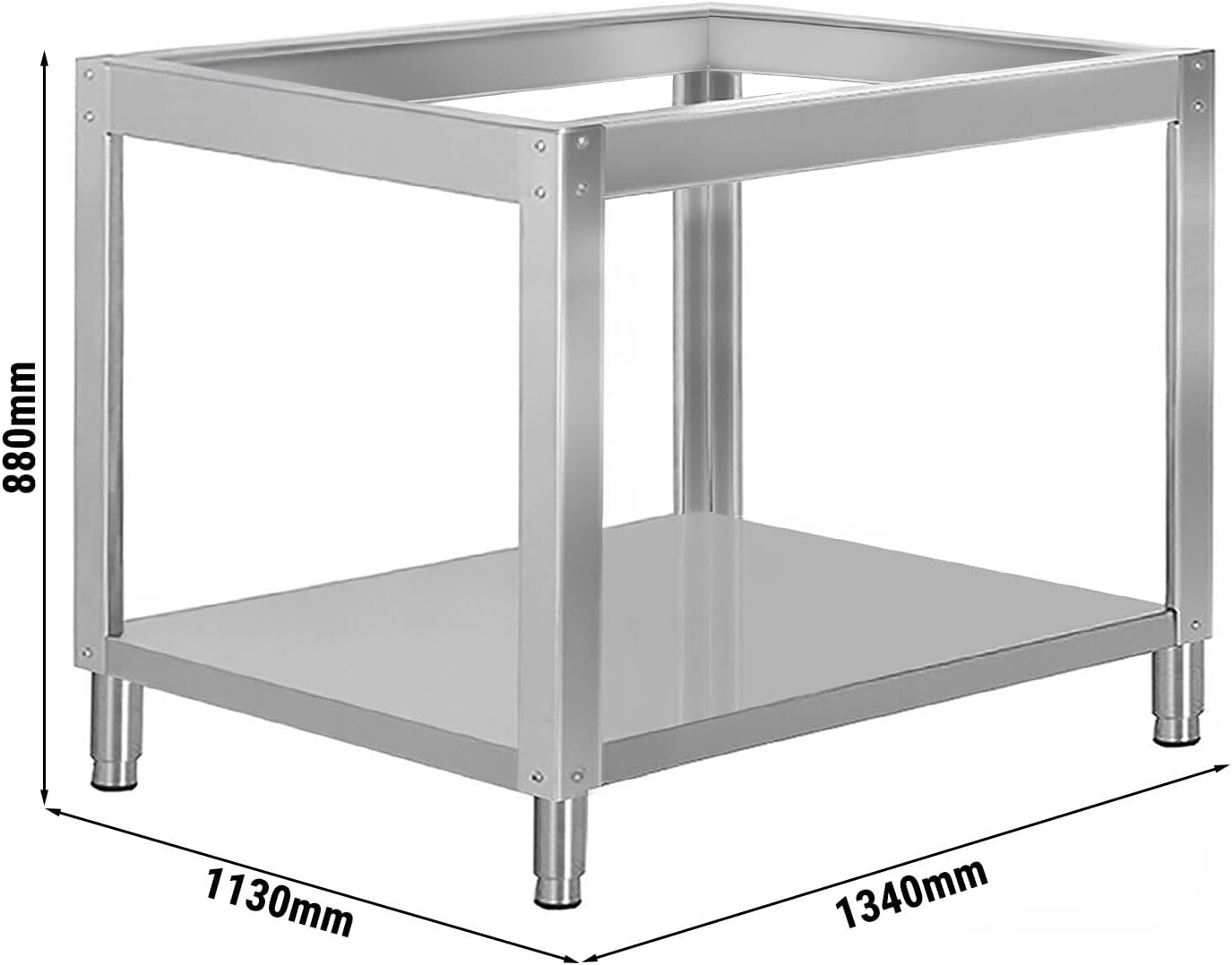 GGM Gastro UDP99-N Support Stand with dimensions