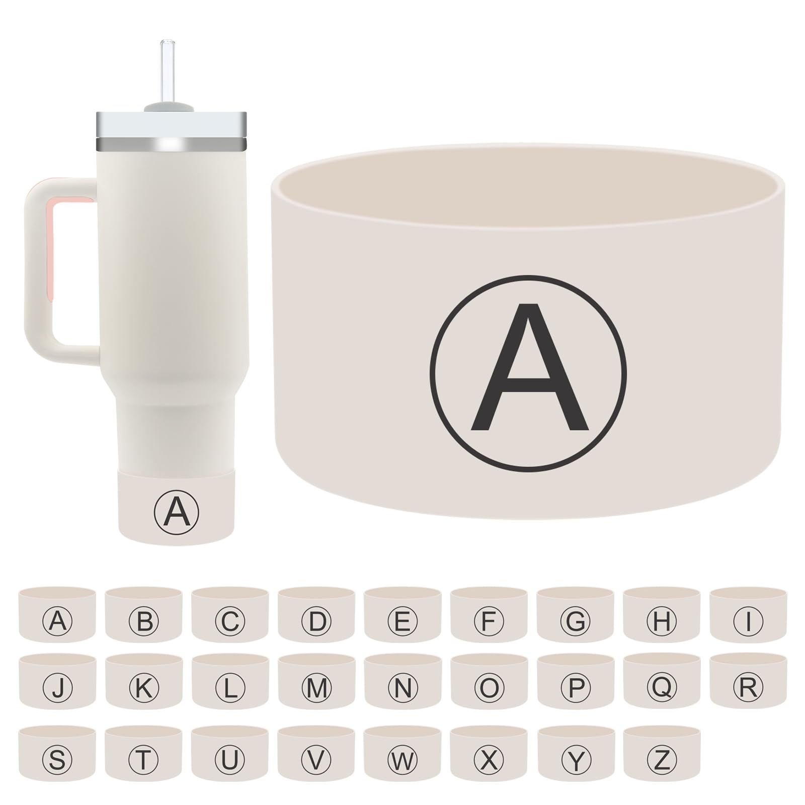 Velaco Personalized Silicone Boot For Stanley Tumblers - BPA Free, Anti-Slip & Scratch Protector