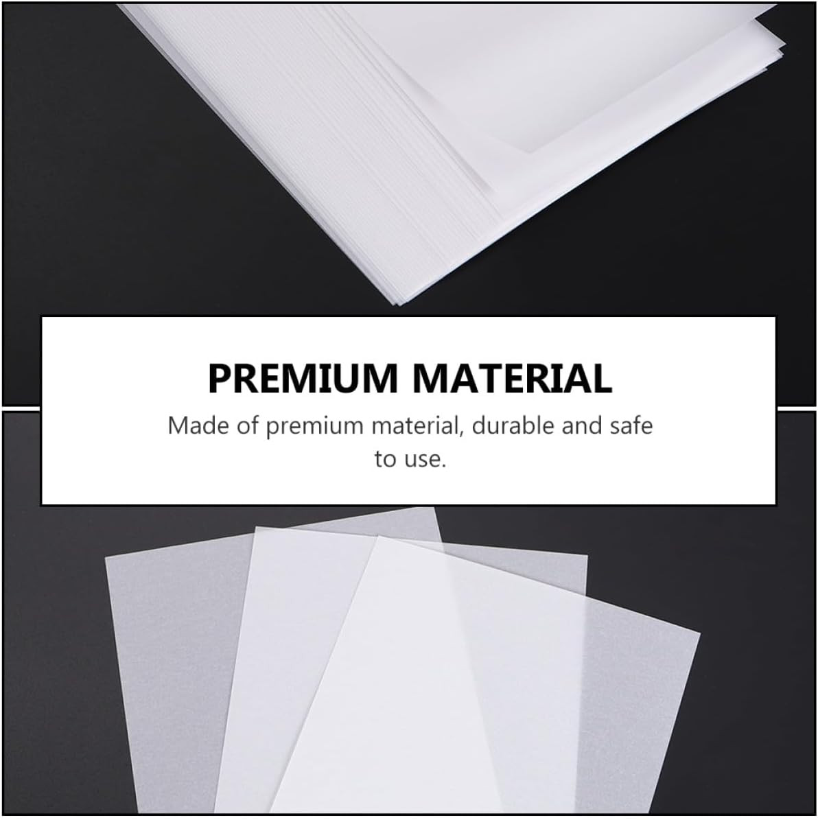 Ipetboom 150 Sheets White Tracing Paper for Artists and Engineers Translucent Sketching and Transfer Paper 15x10cm Professional Drawing for Craft and Design Use