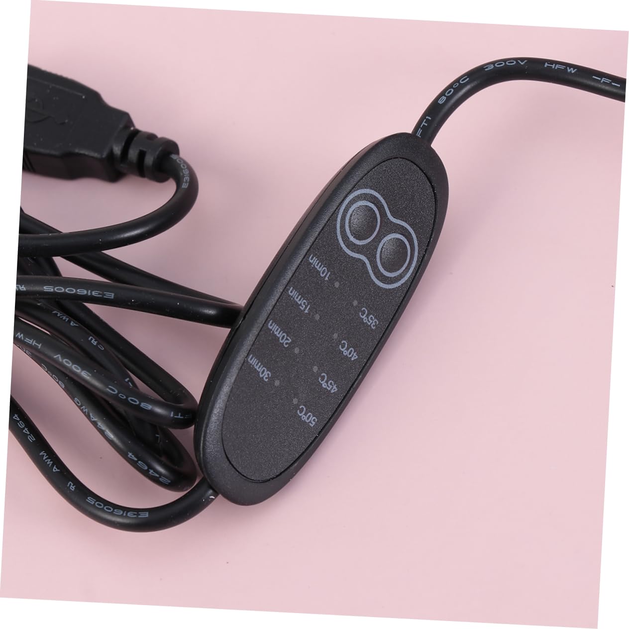 COLLBATH Máscara de Ojos USB Vapor para Aliviar Fatiga Ocular de Cabeza, Antifaz de Cuero Recargable Adecuado para Oficina y Viajes