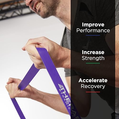Miniatura 3 de THERABAND High Resistance Band, Elastic Super Bands for Improving Flexibility, Injury Rehab, & Full Body Workouts, Heavy Duty Stretch Bands for