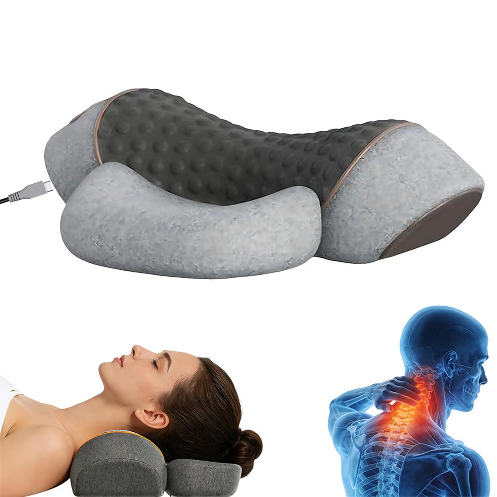Callixes Theras Pillow Massage Neck Hump 3-in-1 Comfort Support, Portable Relaxation for Neck Shoulder Upper Back Suitable for Home Office Travel — view 9