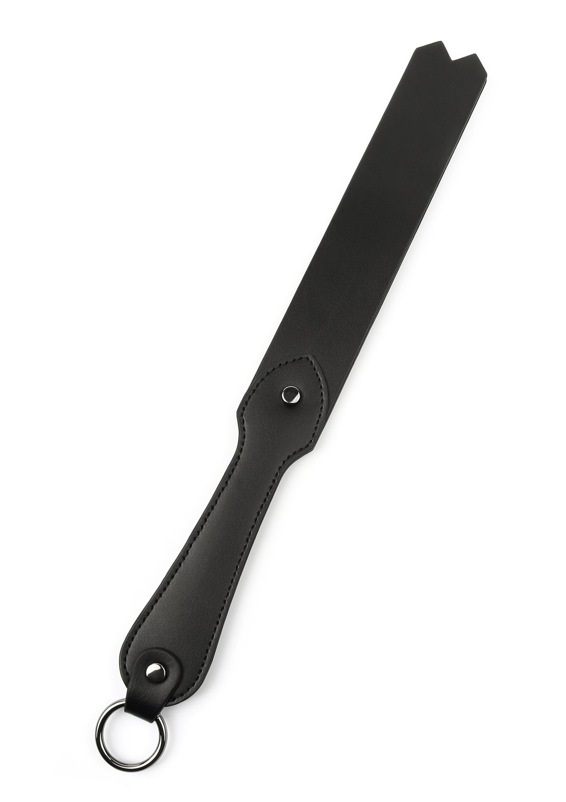 Hidden Desire Genuine Leather Slapper I Peitsche - 100% Echtleder, 37.5 cm, Schwarz