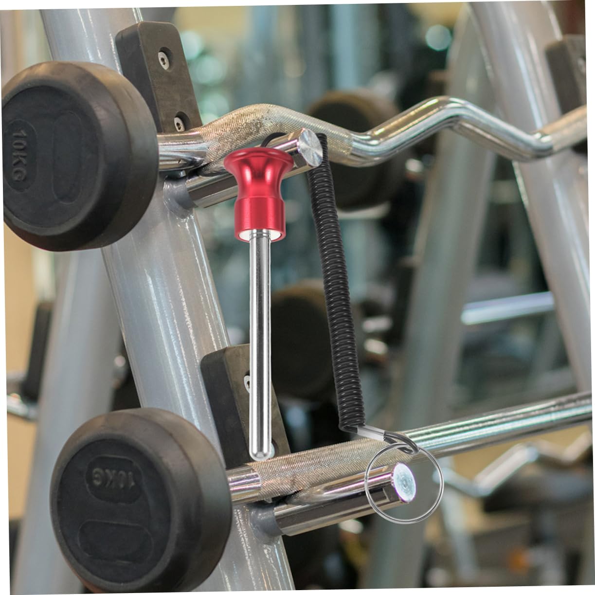POPETPOP Placa De Peso Pernos De Pestillo Equipo De Gimnasio Poleas De Barra Equipo De Fitness Pasador De Carga Pasador De Pila De Peso Soporte De Pila De Peso Estante De Entrenamiento