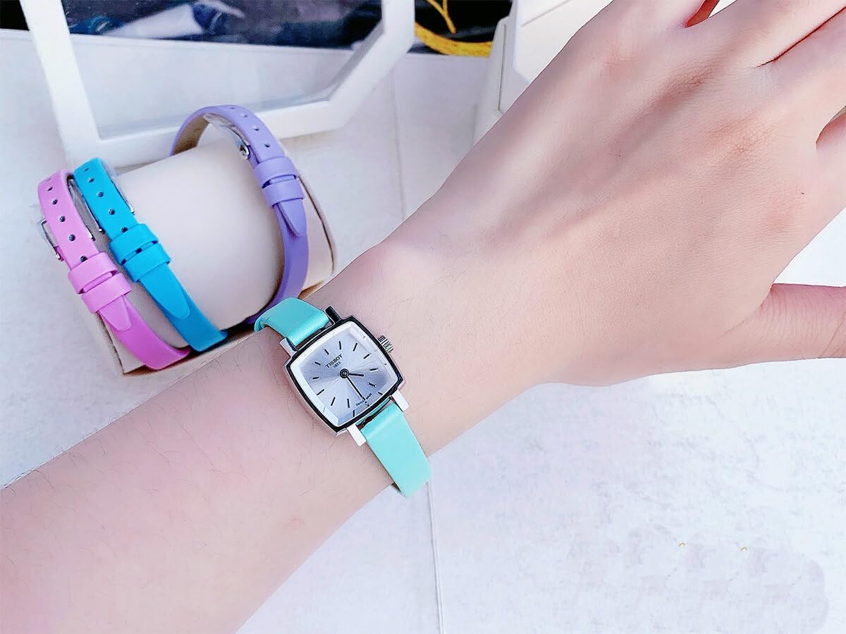 公式 レディース 腕時計 TISSOT ラブリー サマーセット レザー Amazon.com: Tissot Womens Tissot Lovely Summer Set 316L Stainless
