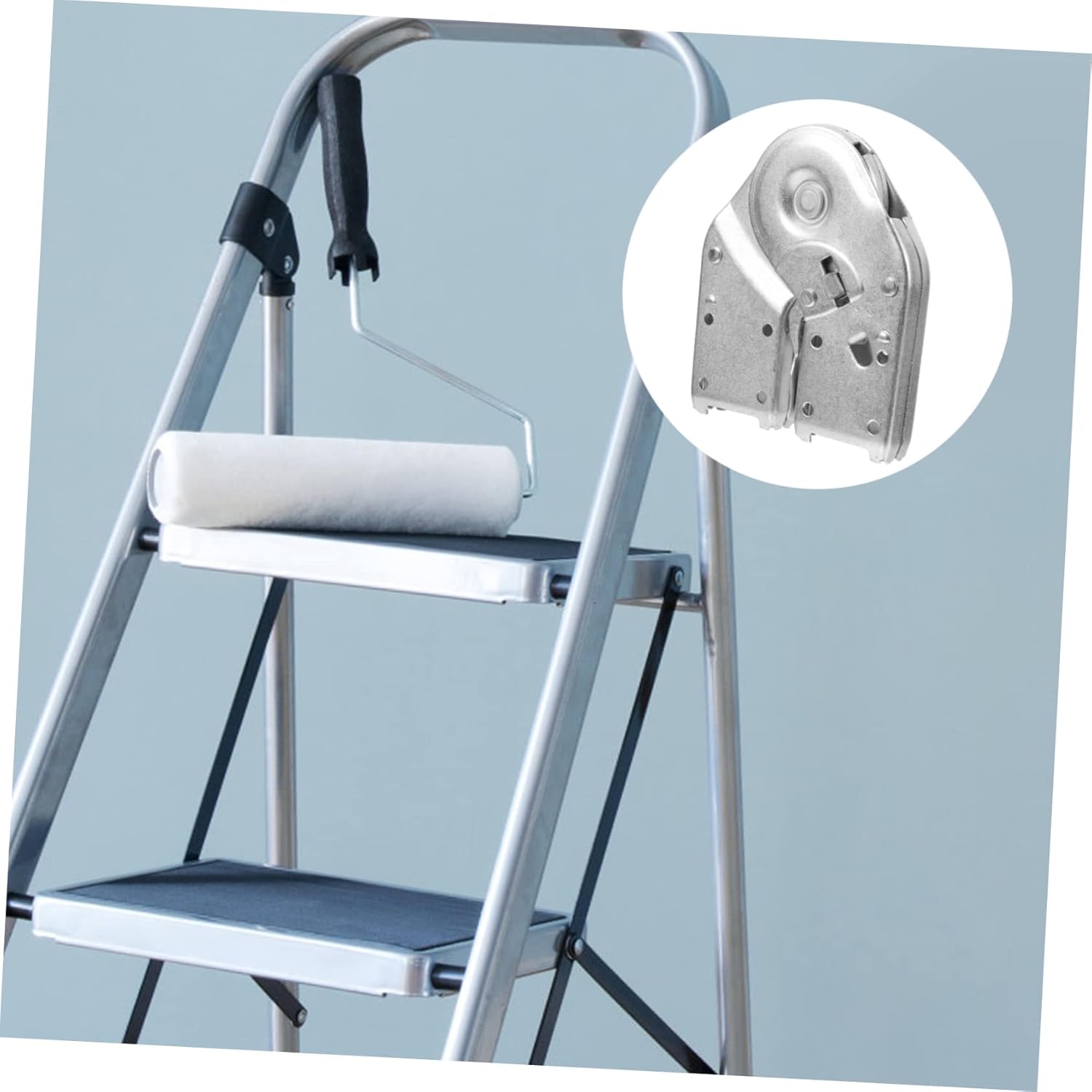 2 Pack Step Ladder Hinge Locking Folding Herringbone Aluminum Alloy Ladder Joints Head for Tie Rod