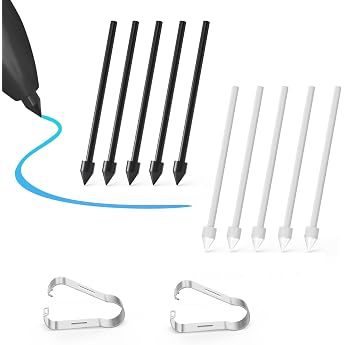 SSS&middot;GRGB Pack of 10 Tips/Nibs Replacement for Samsung Galaxy Tab S9/S9FE+/S9 Ultra, S8/S8+/S8 Ultra, S7/S7+/S7 FE, S6/S6 Lite