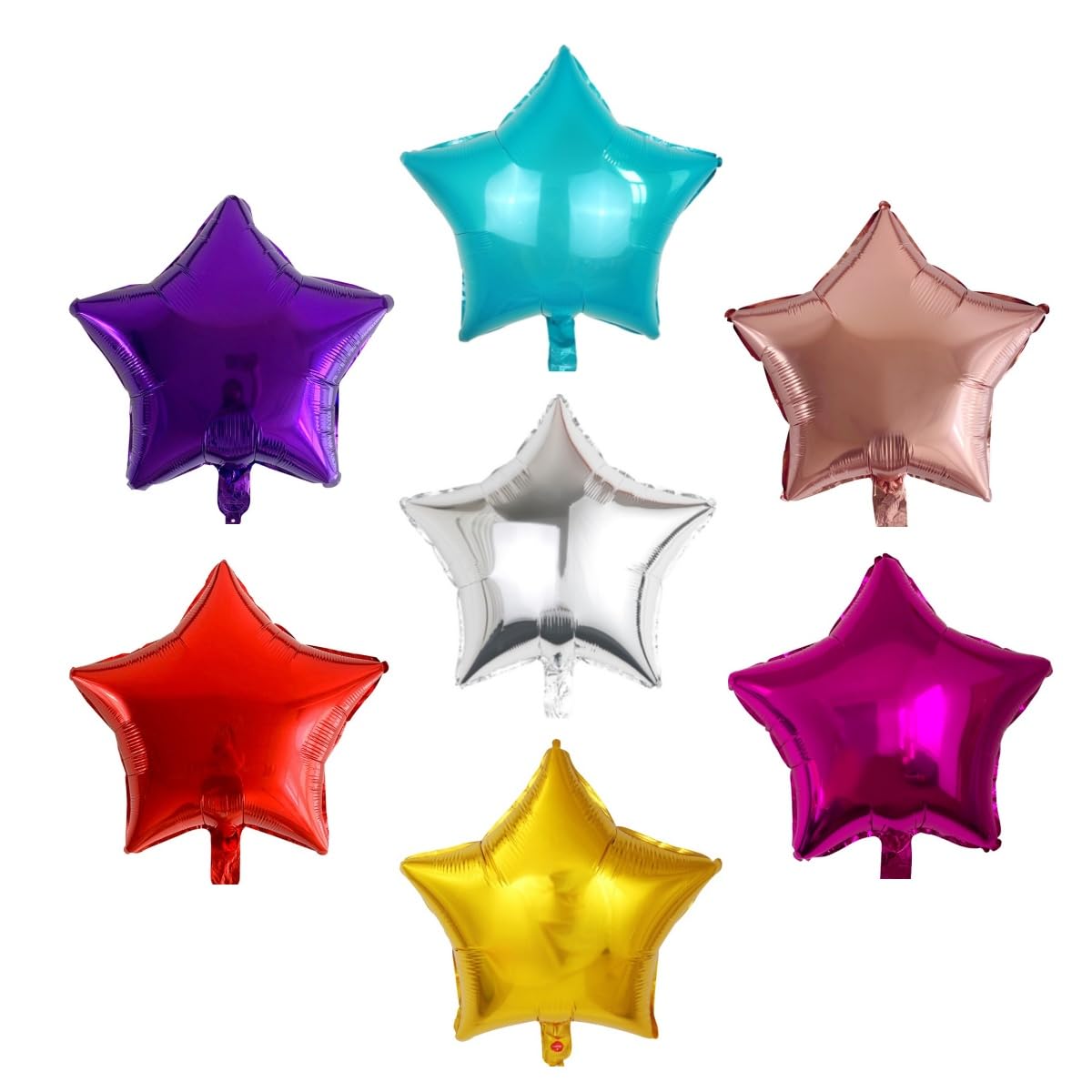 18 Pcs Star Balloon Foil Balloon 18 inch Gold Silver Blue Purle Red Rosegold Sta Balloon for Party Decoration