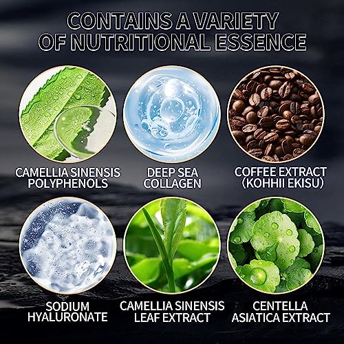 Rouse Collagen Under Eye Patches With Caffeine Eye Treatment Mask For Dark Circles Eye Fatigue Puffiness Refreshing Revitalizing Skin Care Eye Gel Pads-20 Pairs #TOP2