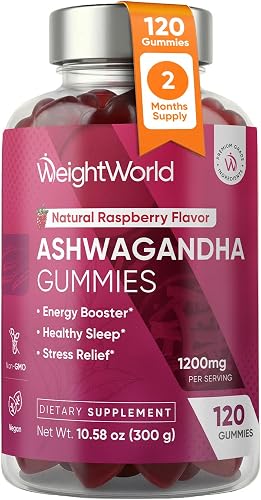 WeightWorld Ashwagandha Gummies 1200mg