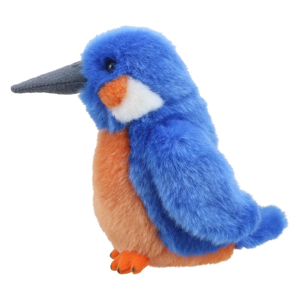 Wilberry Kingfisher Soft Toy, Colourful Orange & Blue Mini Plush Bird, Lifelike and Vibrant Forest Companion -Cuddly - Image 3