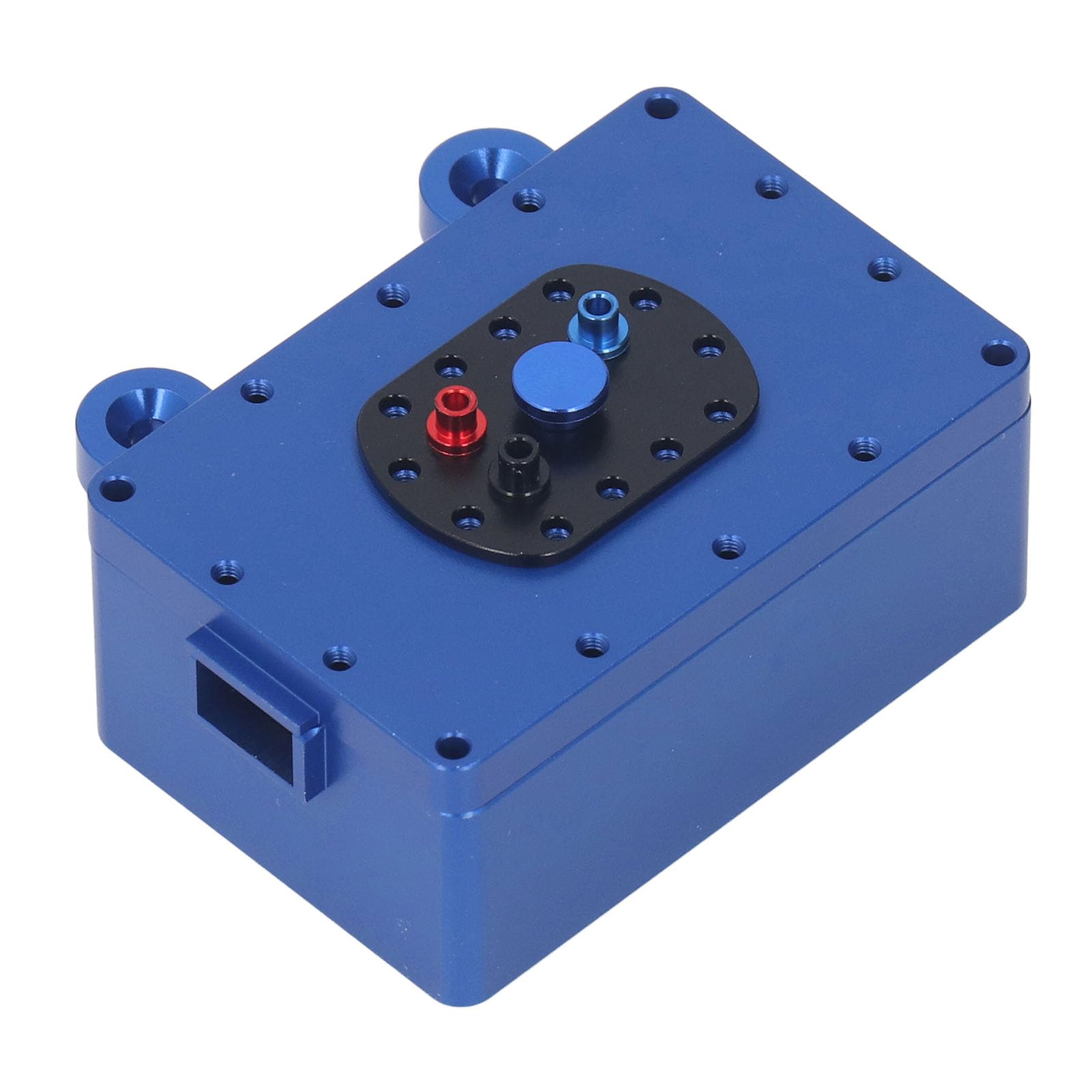 SUNGOOYUE Caja Receptora de Pila de Combustible RC 1:10 de Aleación de Aluminio Duradera para RC4WD TF2 SCX10 Pro VS4-10 1/8 1/10 Crawler, Impermeable, Fácil Instalación (Blue)