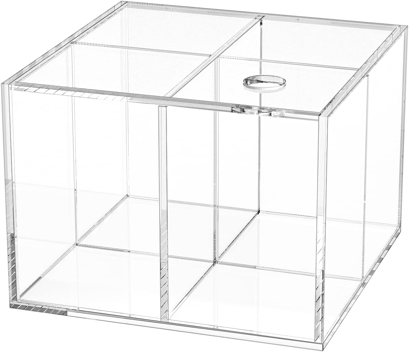 Richboom Acrylic Storage Box with Lid, Tea Bag Organizer
