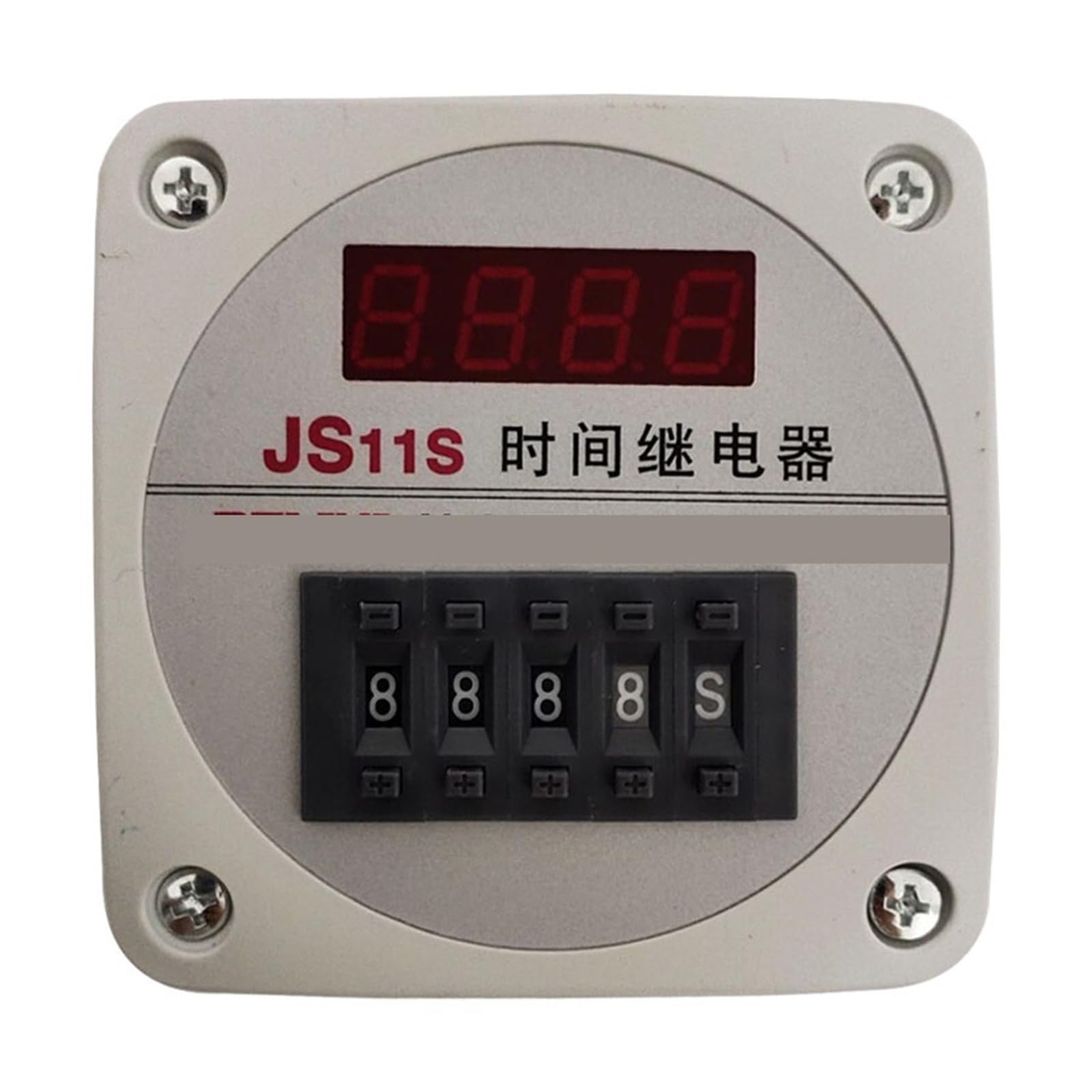 Relé temporizador digital JS11S de CA 380V con pantalla de precisión 3