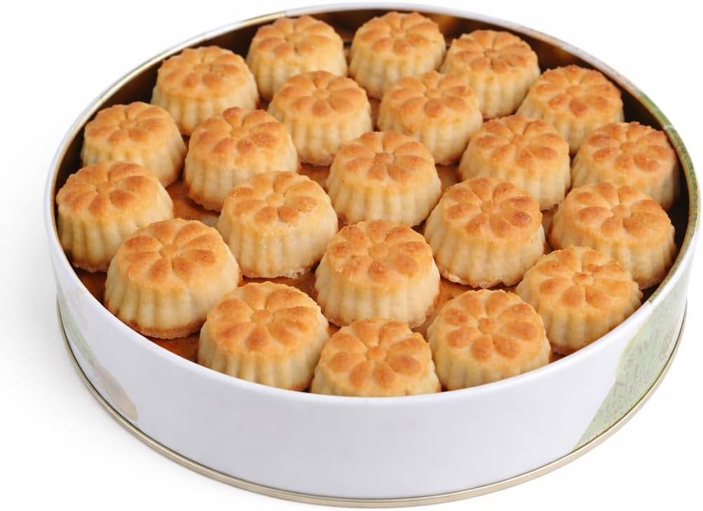 Zaitoune Maamoul Date Cookies - 9 oz – Authentic Middle Eastern Sweets | Arabic Cookies with Dates – Premium Dessert Gifts in Elegant Tin