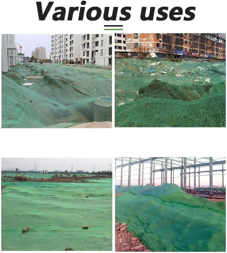 SUNRISE Shade Net Dark Green, Greenhouse Garden Nursery Shading Cloth Plant Care Fencing, For Garden Plants Construction Work 2m*40m Roll (70gsm thickness weight)