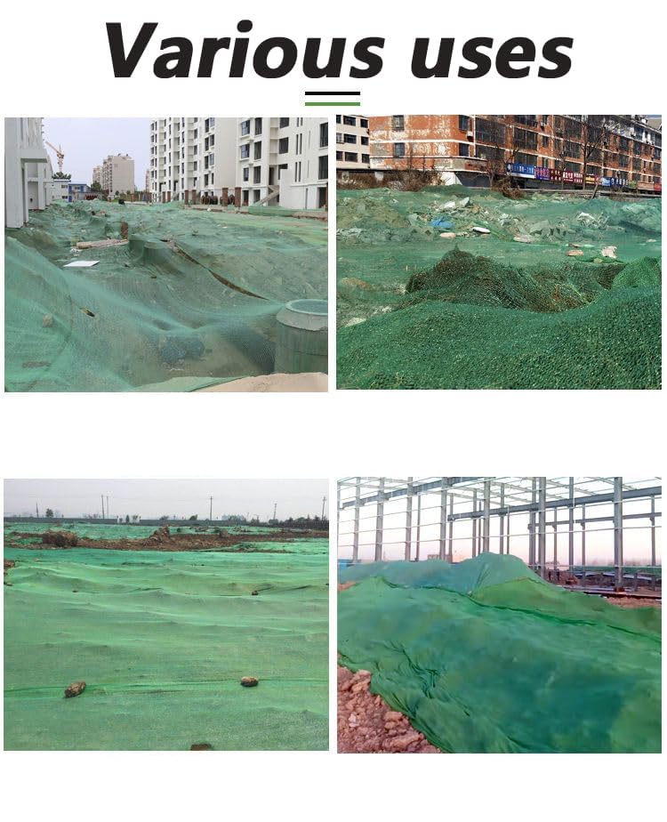 SUNRISE Shade Net Dark Green, Greenhouse Garden Nursery Shading Cloth Plant Care Fencing, For Garden Plants Construction Work 2m*40m Roll (70gsm thickness weight)