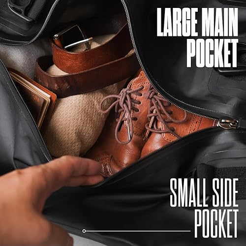 Miniatura 3 de GBY - Bolsa seca impermeable para aventuras al aire libre - Bolsa de lona de 56 litros para campamento, viajes, deportes, gimnasio - Gran