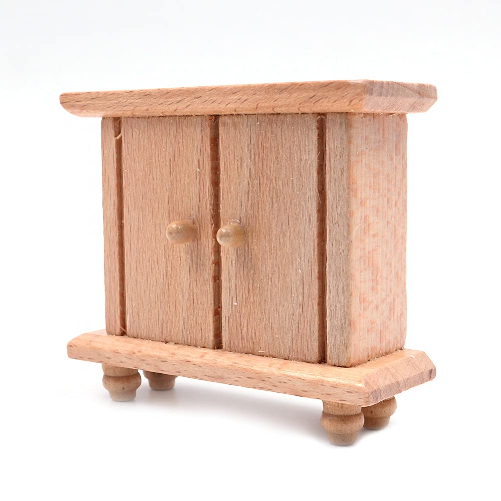 Staffa/Apparecchi In Miniatura In Legno Per Casa Delle Bambole 1:12 - 4 Pezzi, Made In USA