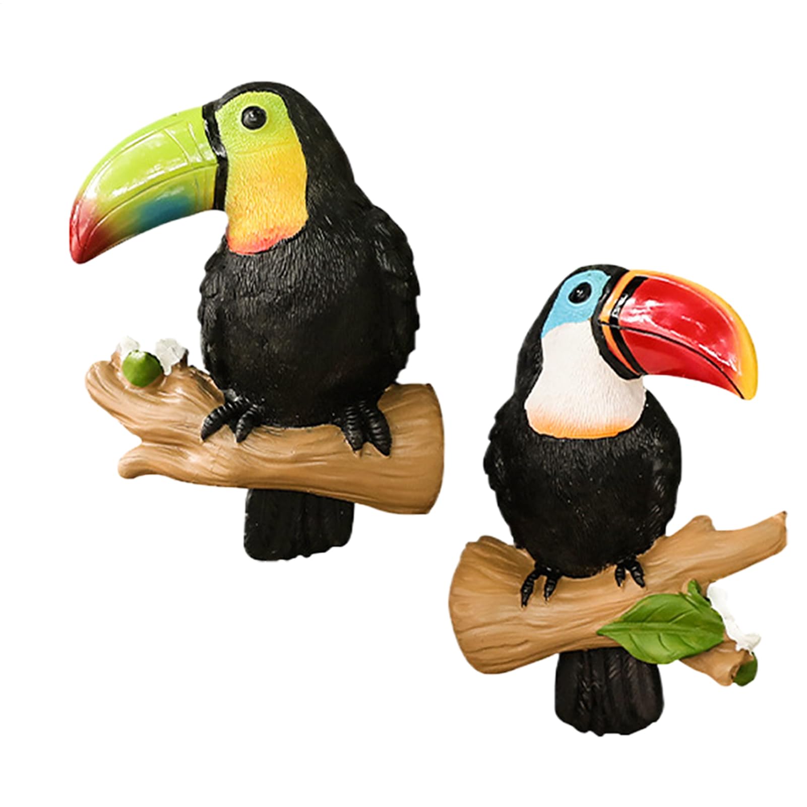 Figurines de perroquet en résine : une sculpture d'animal durable pour sublimer les arbres du jardin