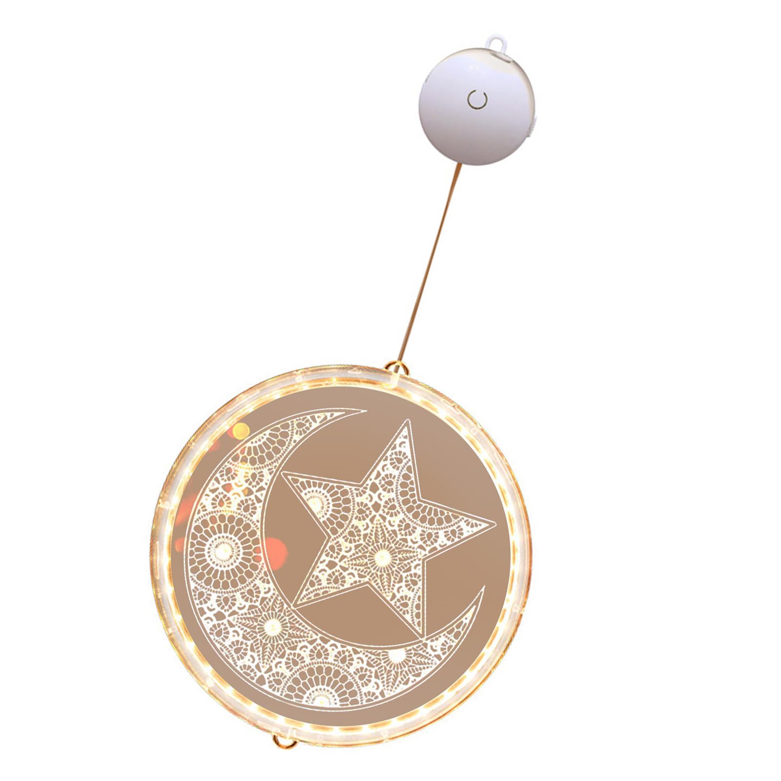 Carotoe Type D Ramadans Eid Decoration Led Lamp Decorative Hanging Light For Mubaraks Muslims Decoration For Indoor And Outdoor Battery Operated Lamp