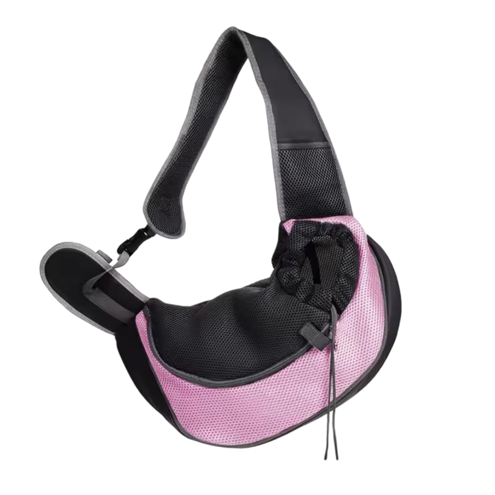Veslyn Pet Travel Bag Portable Breathable Carrier Backpack Sling For Dogs & Cats, Lightweight Crossbody Wear-resistant Outdoor 1pcs-pink-l