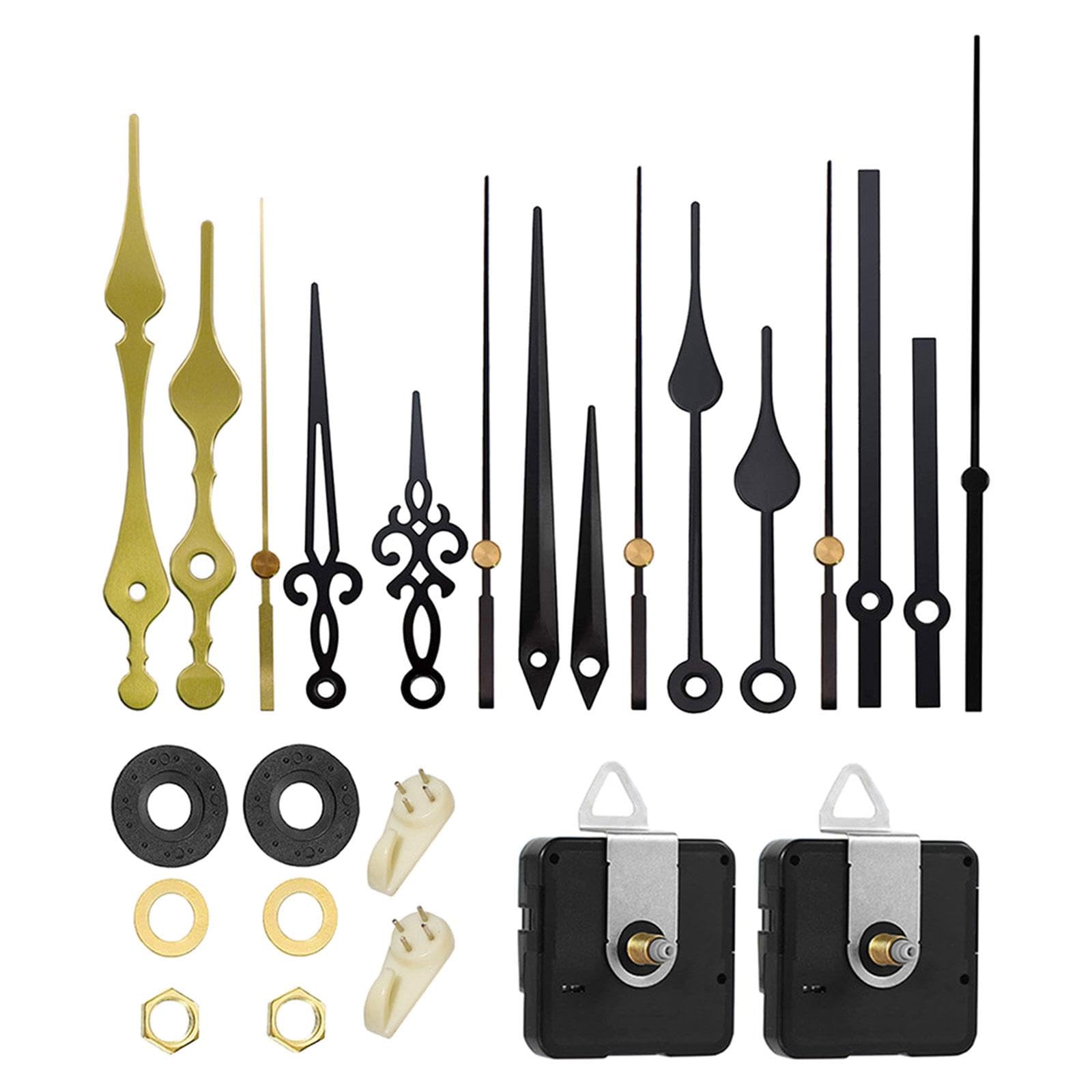 Club Bollywood® Clock Mechanism Hands Long Shaft Silent Repair Tool Wall Clock Mechanism Set Axis Length 13mm | Clocks | Replacement Parts & Tools | Replacement Parts & Tools | 2X Movement-image-43