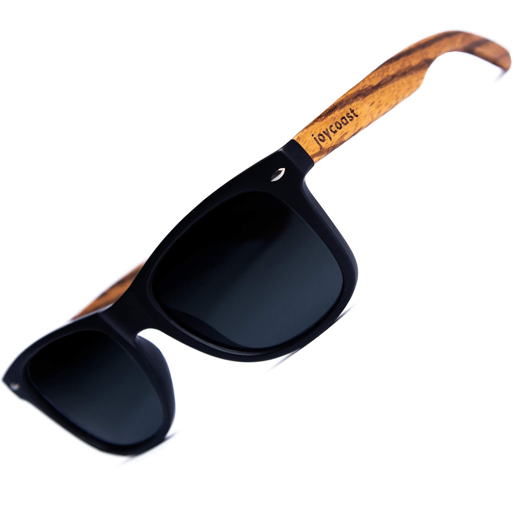 Wooden Sunglasses for Men and Women| Polarized and UV400 | Ultra Lightweight & Comfortable by Joycoast