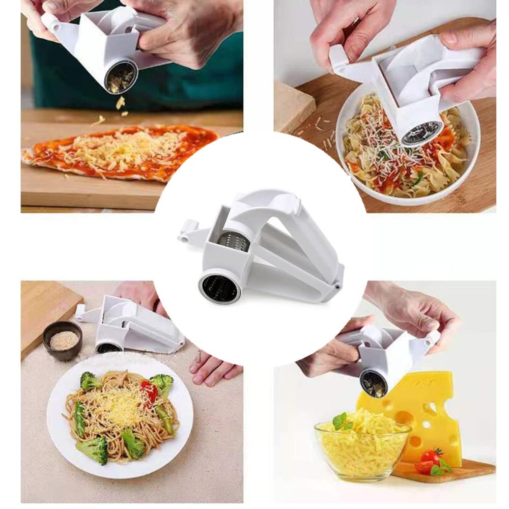 Mini Râpe à Fromage Rotative En Inox - Pour Beurre Et Fromage, Facile à Utiliser Et à Nettoyer - 5