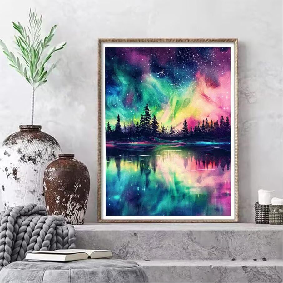Kit Peinture Diamant Adulte Aurora 5D : Une Idée Cadeau Idéale pour les Passionnés de DIY - 2