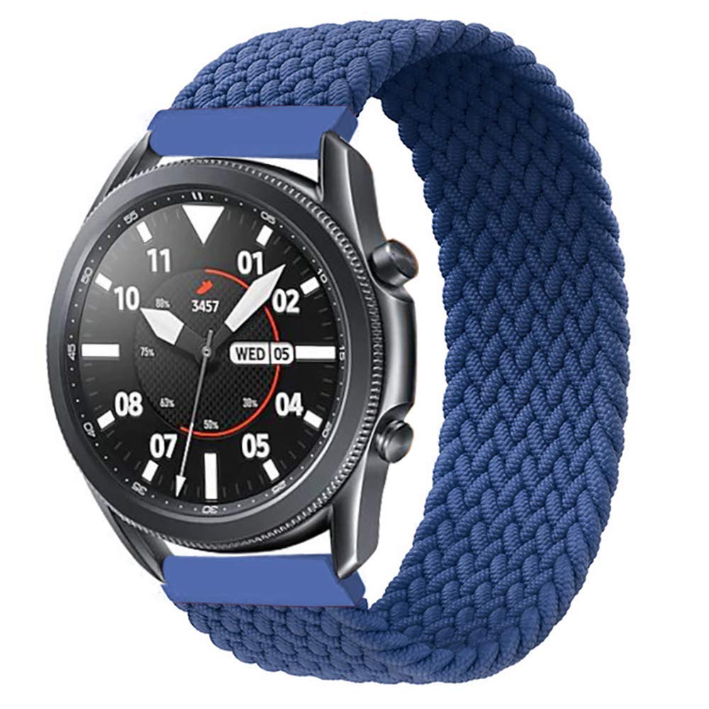 Amazon.com: Correa trenzada de 0.787 in, compatible con Samsung Galaxy  Watch 3 1.614 in/Galaxy 1.654 in/Galaxy Watch Active 2/1 elástica de  silicona entretejida correa deportiva 0.787 in (azul, M) : Celulares y  Accesorios